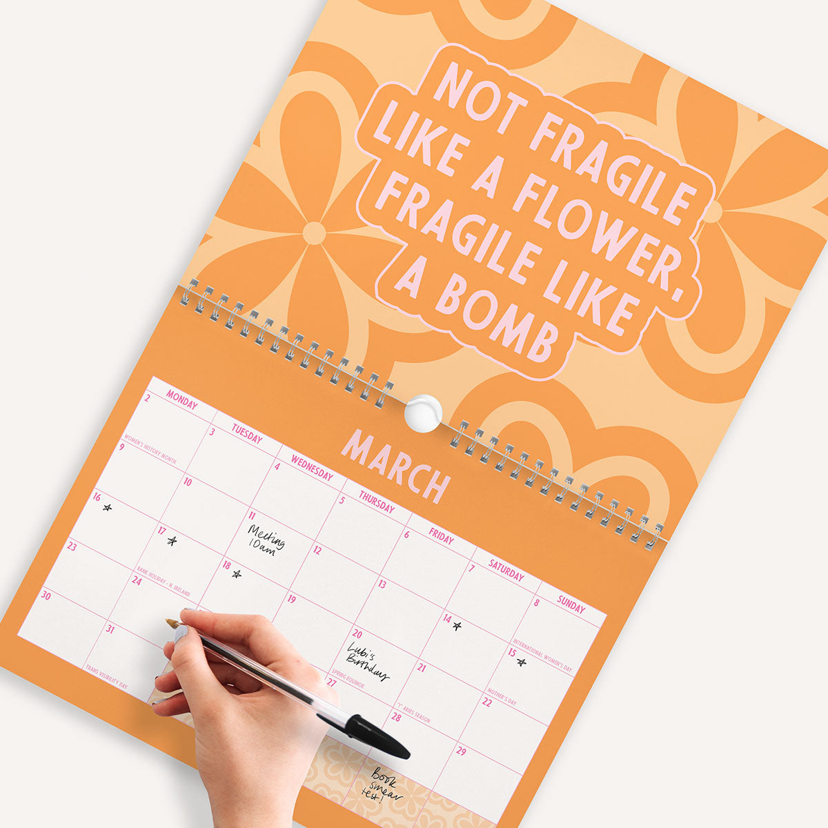 2026 Feminist Wall Calendar-Feminist Apparel, Feminist Gift, Feminist Wall Calendar-The Spark Company
