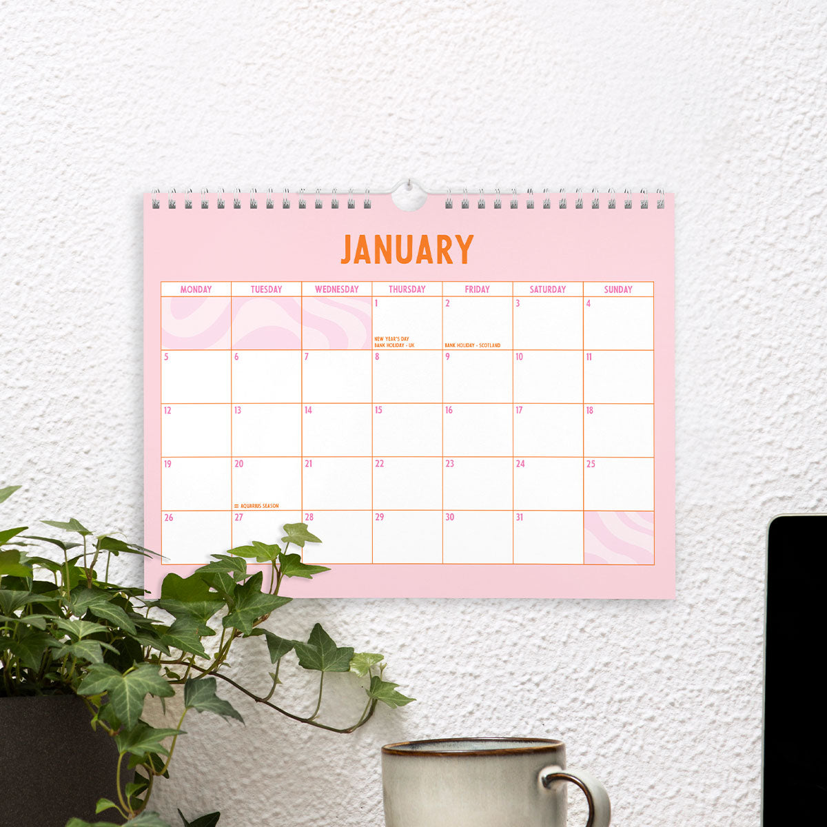 2026 Feminist Wall Calendar-Feminist Apparel, Feminist Gift, Feminist Wall Calendar-The Spark Company