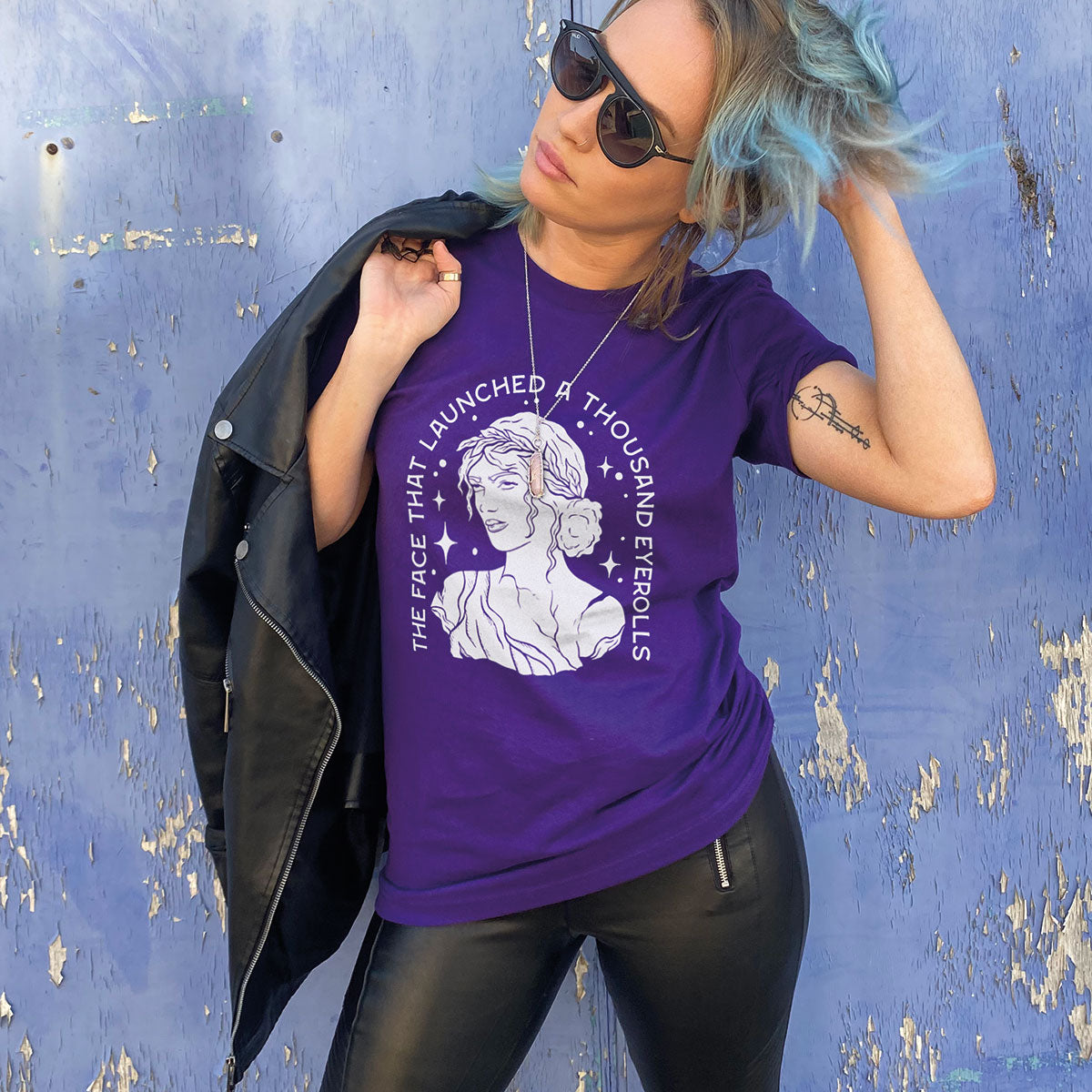 A Thousand Eyerolls T-Shirt-Feminist Apparel, Feminist Clothing, Feminist T Shirt, BC3001-The Spark Company