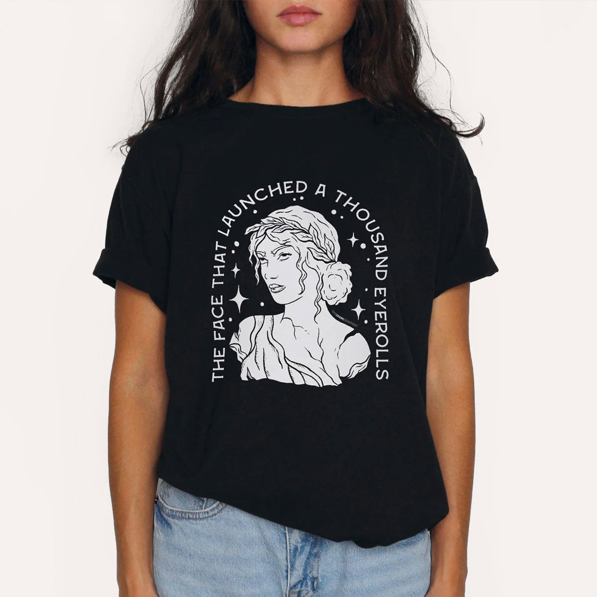 A Thousand Eyerolls T-Shirt-Feminist Apparel, Feminist Clothing, Feminist T Shirt, BC3001-The Spark Company