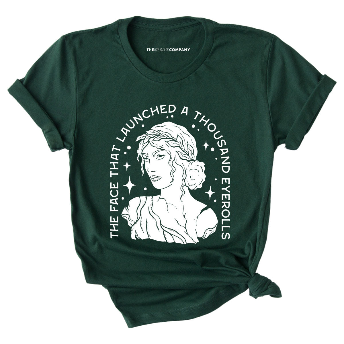 A Thousand Eyerolls T-Shirt-Feminist Apparel, Feminist Clothing, Feminist T Shirt, BC3001-The Spark Company