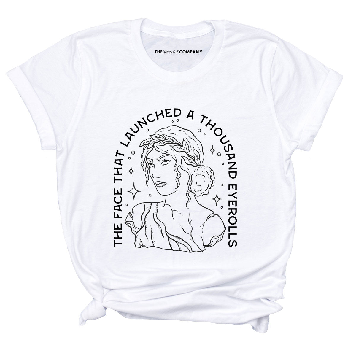 A Thousand Eyerolls T-Shirt-Feminist Apparel, Feminist Clothing, Feminist T Shirt, BC3001-The Spark Company