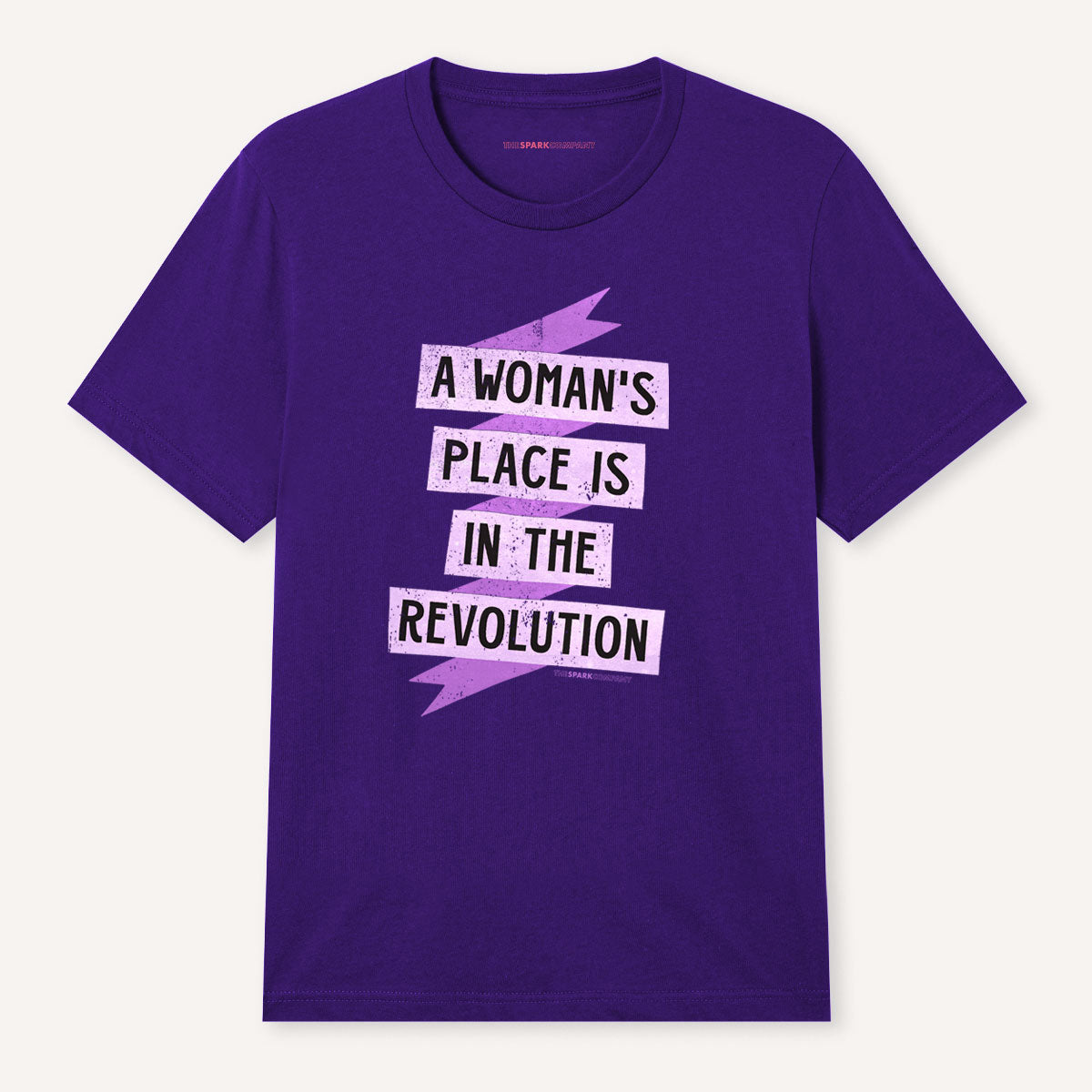 A Woman's Place Is In The Revolution T-Shirt-Feminist Apparel, Feminist Clothing, Feminist T Shirt, BC3001-The Spark Company