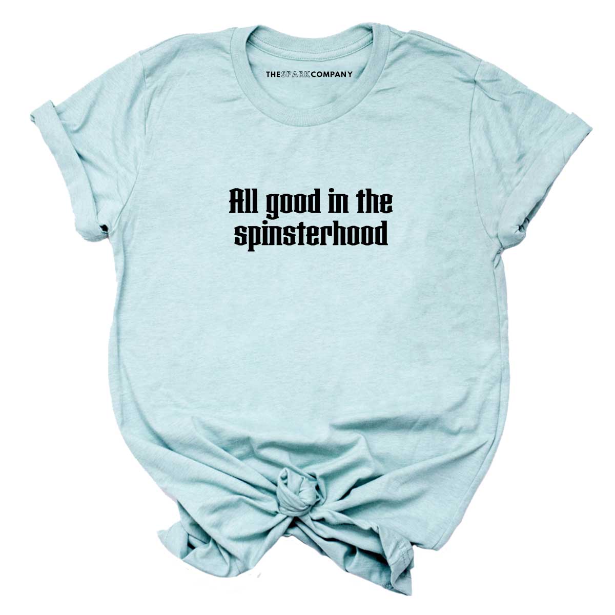 All Good In The Spinsterhood T-Shirt-Feminist Apparel, Feminist Clothing, Feminist T Shirt, BC3001-The Spark Company