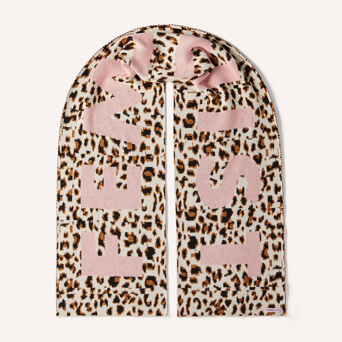 Animal Print 'Feminist' Giant Scarf-Feminist Apparel, Feminist Clothing, Feminist Giant Scarf-The Spark Company