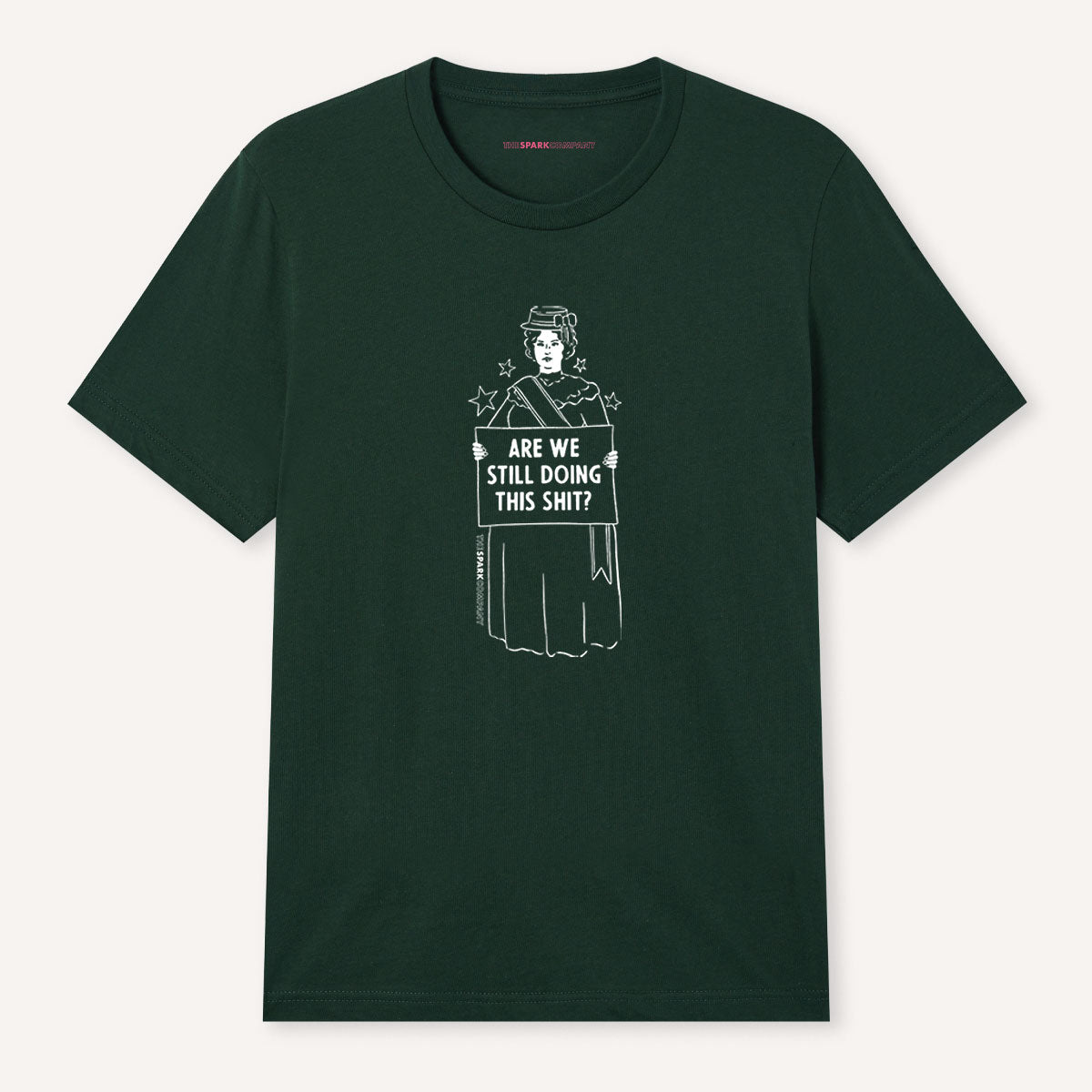 Are We Still Doing This Sh*t T-Shirt-Feminist Apparel, Feminist Clothing, Feminist T Shirt, BC3001-The Spark Company