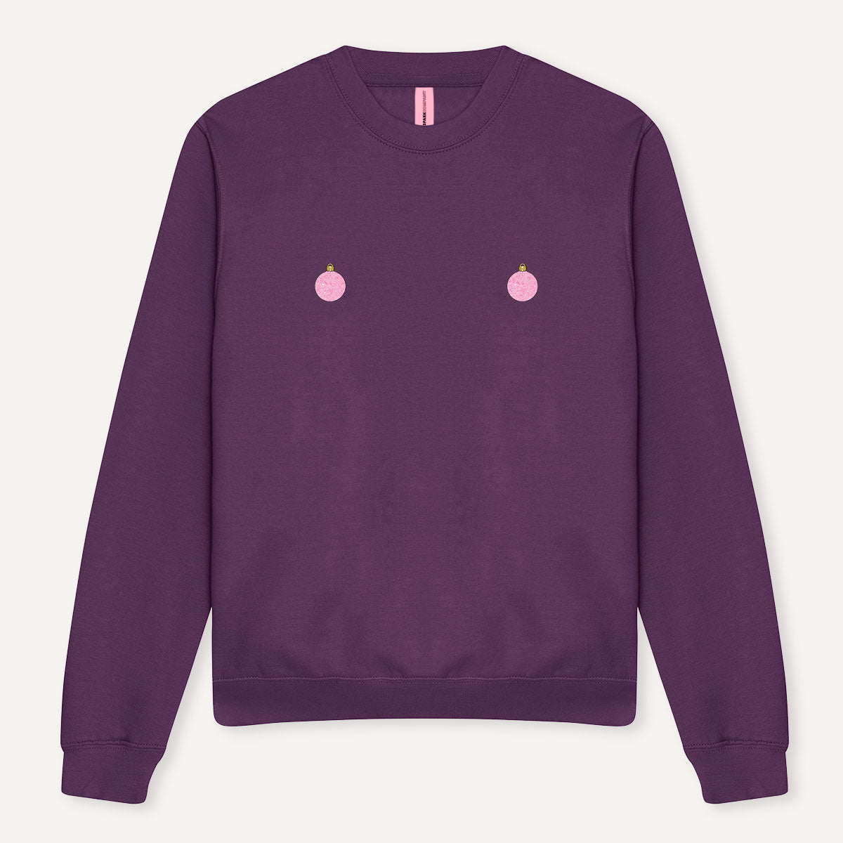 Bauble Nipples Ugly Christmas Jumper