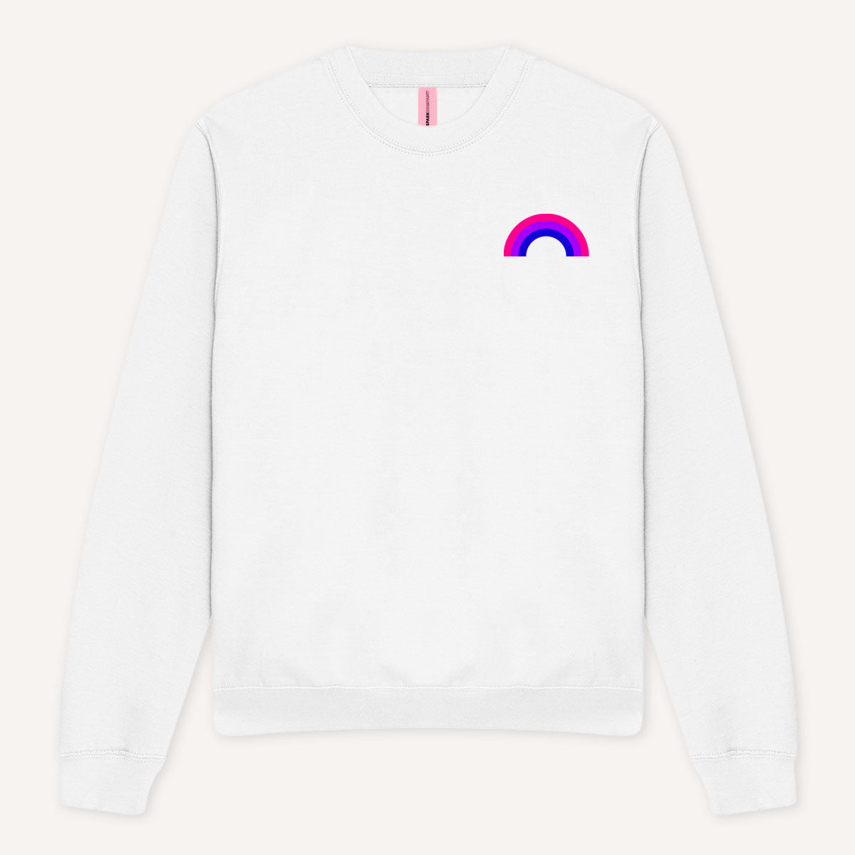 Bisexual Pride Rainbow Sweatshirt-LGBT Apparel, LGBT Clothing, LGBT Sweatshirt, JH030-The Spark Company