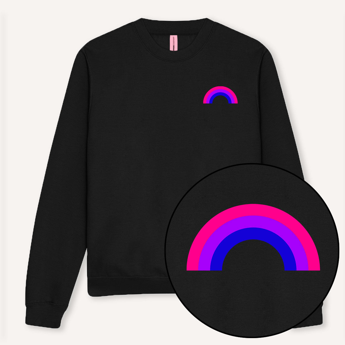 Bisexual Pride Rainbow Sweatshirt-LGBT Apparel, LGBT Clothing, LGBT Sweatshirt, JH030-The Spark Company