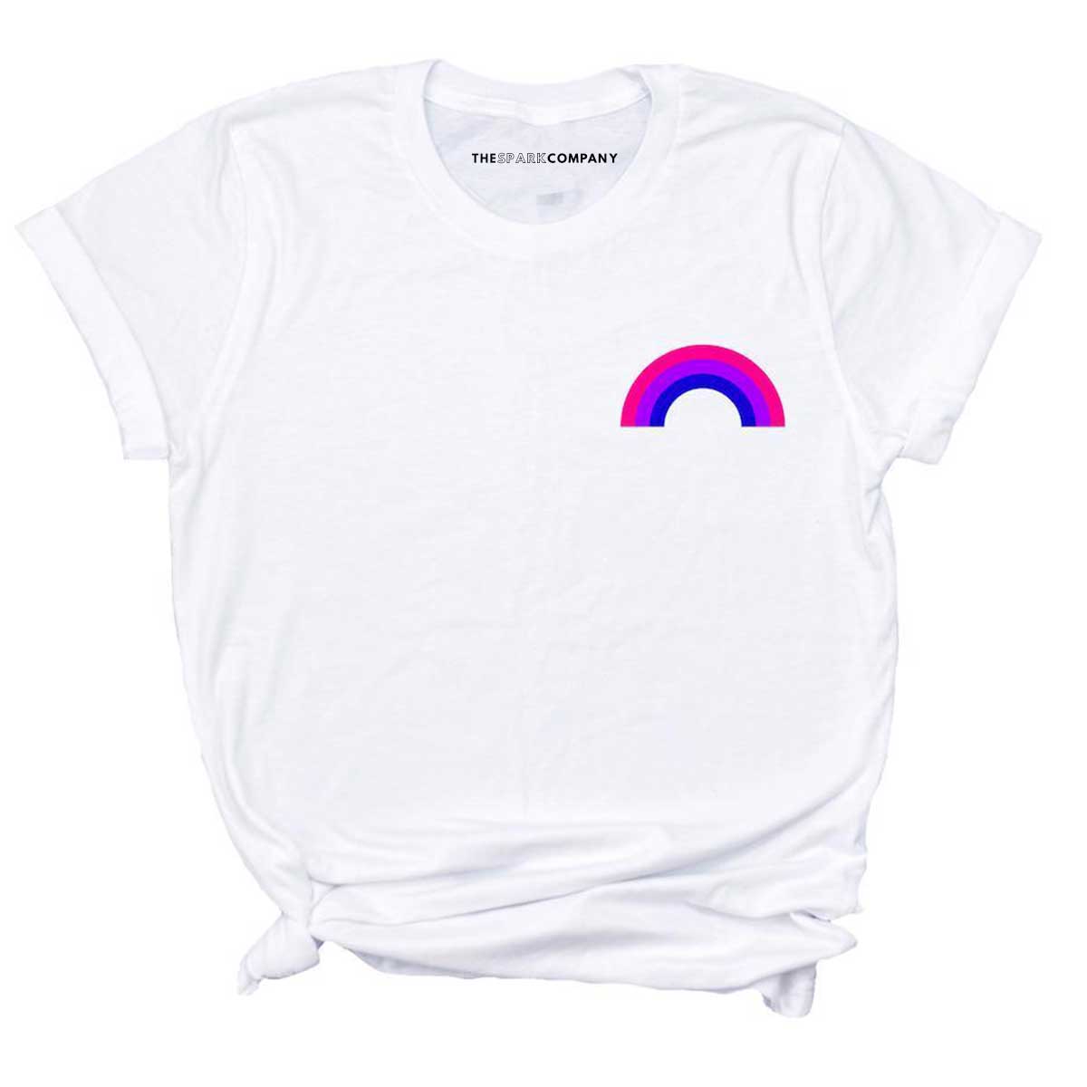 Bisexual Pride Rainbow T-Shirt-LGBT Apparel, LGBT Clothing, LGBT T Shirt, BC3001-The Spark Company