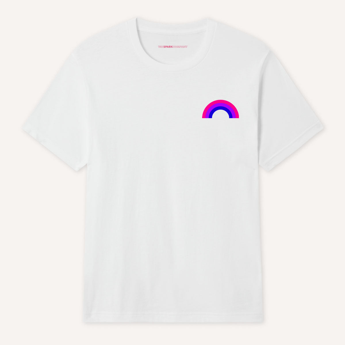 Bisexual Pride Rainbow T-Shirt-LGBT Apparel, LGBT Clothing, LGBT T Shirt, BC3001-The Spark Company