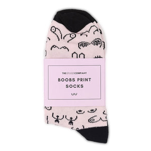 Boobs Print Socks-Feminist Apparel, Feminist Clothing, Feminist Socks-The Spark Company