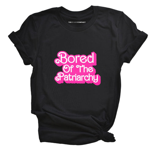 Bored Of The Patriarchy T-Shirt-Feminist Apparel, Feminist Clothing, Feminist T Shirt, BC3001-The Spark Company
