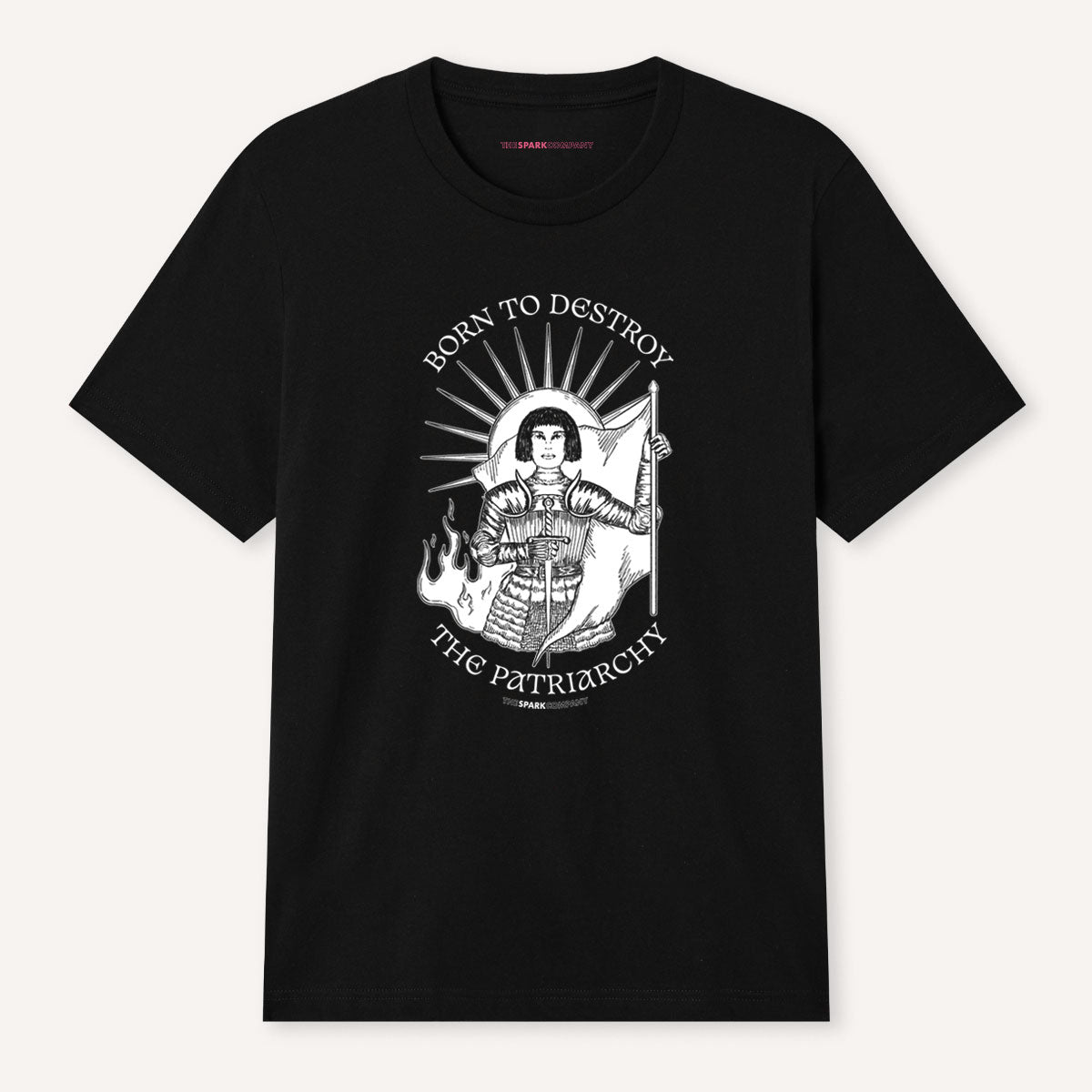 Born To Destroy The Patriarchy T-Shirt-Feminist Apparel, Feminist Clothing, Feminist T Shirt, BC3001-The Spark Company