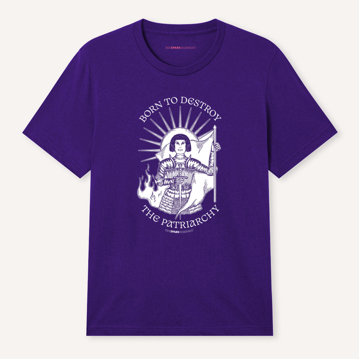 Born To Destroy The Patriarchy T-Shirt-Feminist Apparel, Feminist Clothing, Feminist T Shirt, BC3001-The Spark Company
