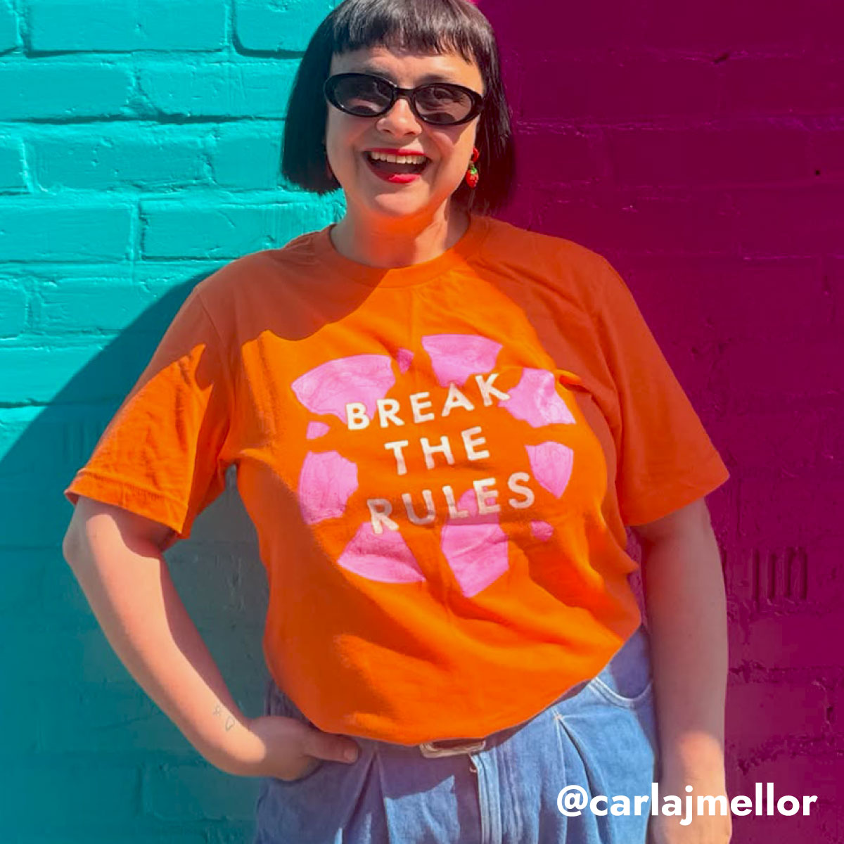 Break The Rules T-Shirt-Feminist Apparel, Feminist Clothing, Feminist T Shirt, BC3001-The Spark Company