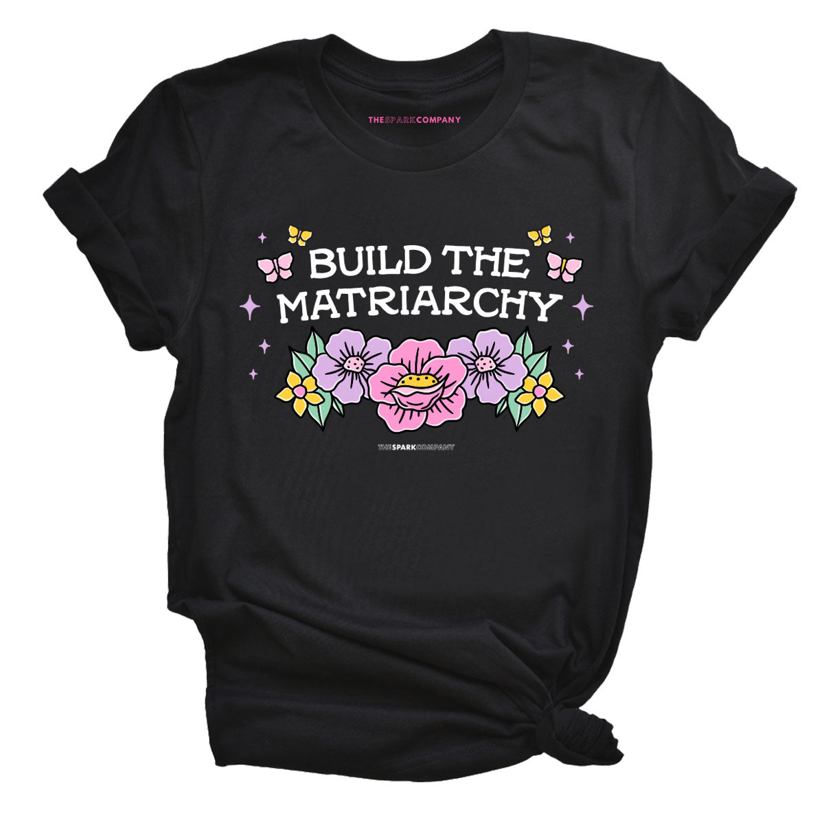 Build The Matriarchy T-Shirt-Feminist Apparel, Feminist Clothing, Feminist T Shirt, BC3001-The Spark Company