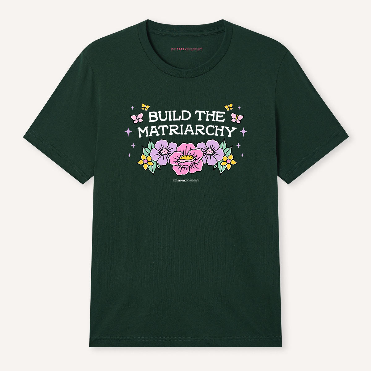 Build The Matriarchy T-Shirt-Feminist Apparel, Feminist Clothing, Feminist T Shirt, BC3001-The Spark Company