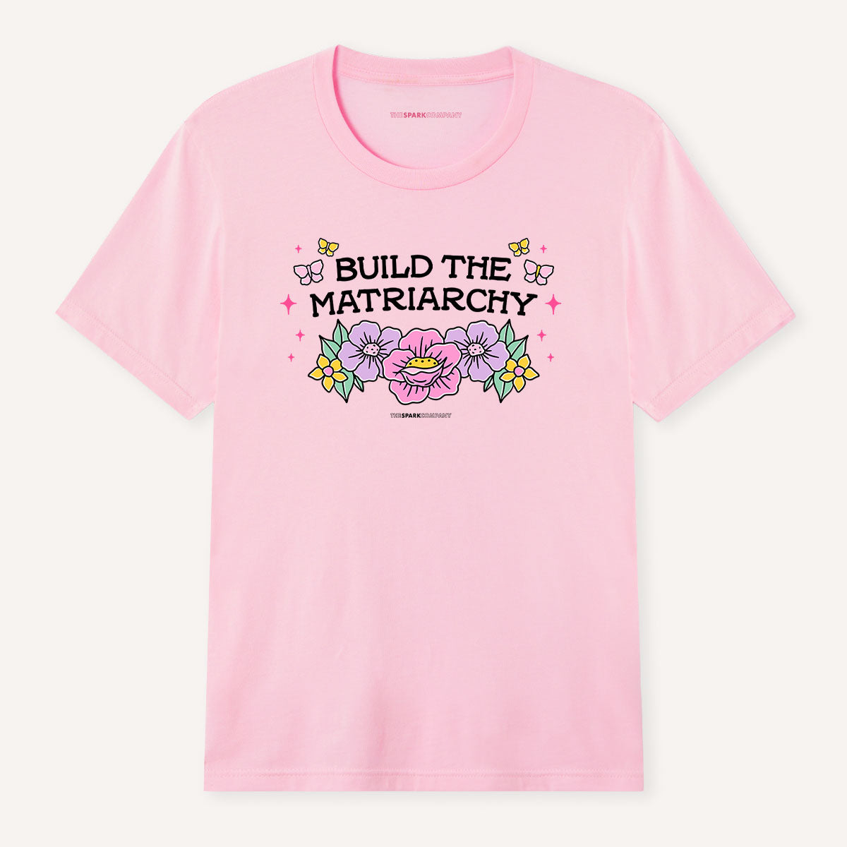 Build The Matriarchy T-Shirt-Feminist Apparel, Feminist Clothing, Feminist T Shirt, BC3001-The Spark Company