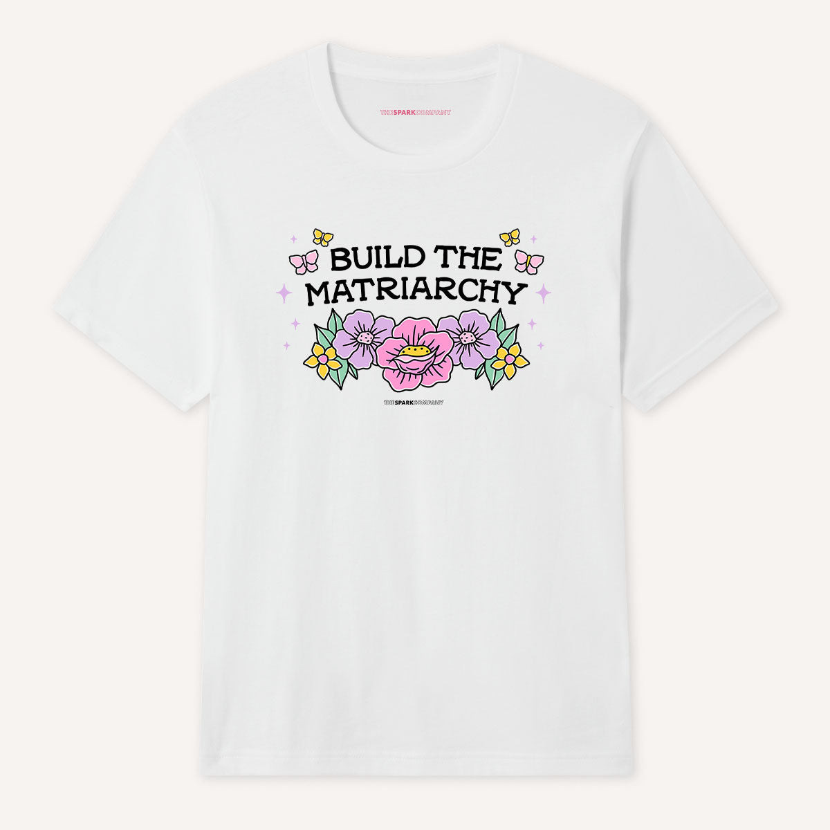 Build The Matriarchy T-Shirt-Feminist Apparel, Feminist Clothing, Feminist T Shirt, BC3001-The Spark Company