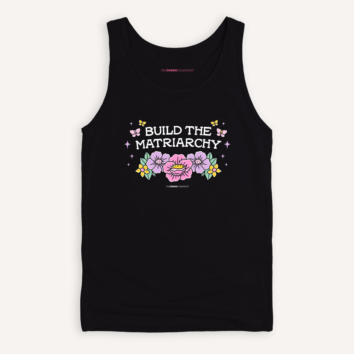Build The Matriarchy Tank Top-Feminist Apparel, Feminist Clothing, Feminist Tank, 03980-The Spark Company