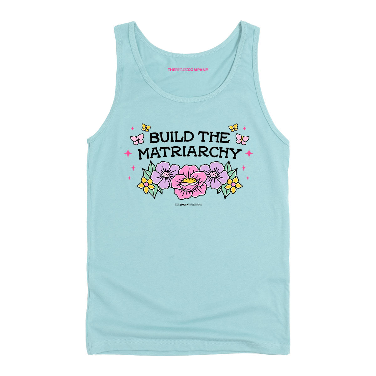 Build The Matriarchy Tank Top-Feminist Apparel, Feminist Clothing, Feminist Tank, 03980-The Spark Company