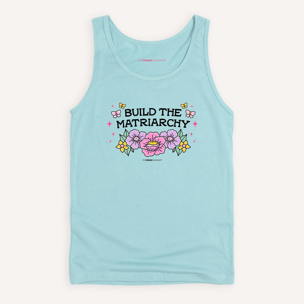 Build The Matriarchy Tank Top-Feminist Apparel, Feminist Clothing, Feminist Tank, 03980-The Spark Company