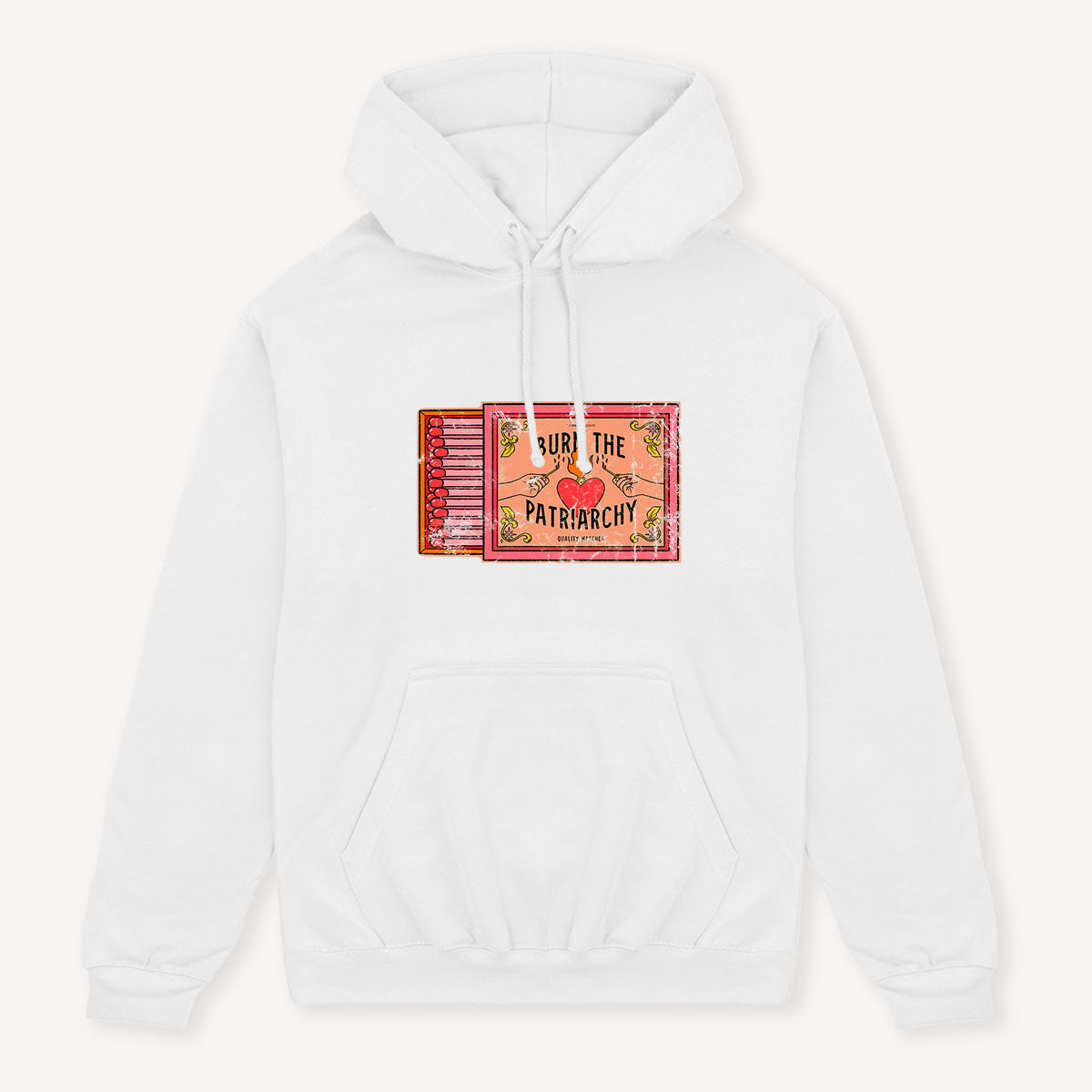 Burn The Patriarchy Hoodie-Feminist Apparel, Feminist Clothing, Feminist Hoodie, JH001-The Spark Company