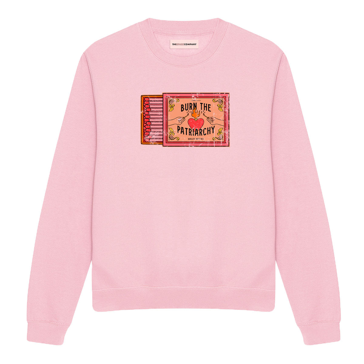 Burn The Patriarchy Sweatshirt-Feminist Apparel, Feminist Clothing, Feminist Sweatshirt, JH030-The Spark Company