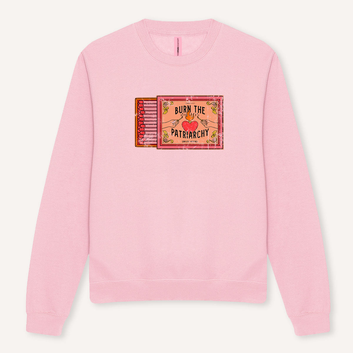 Burn The Patriarchy Sweatshirt-Feminist Apparel, Feminist Clothing, Feminist Sweatshirt, JH030-The Spark Company