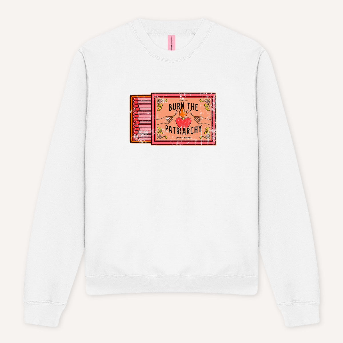 Burn The Patriarchy Sweatshirt-Feminist Apparel, Feminist Clothing, Feminist Sweatshirt, JH030-The Spark Company
