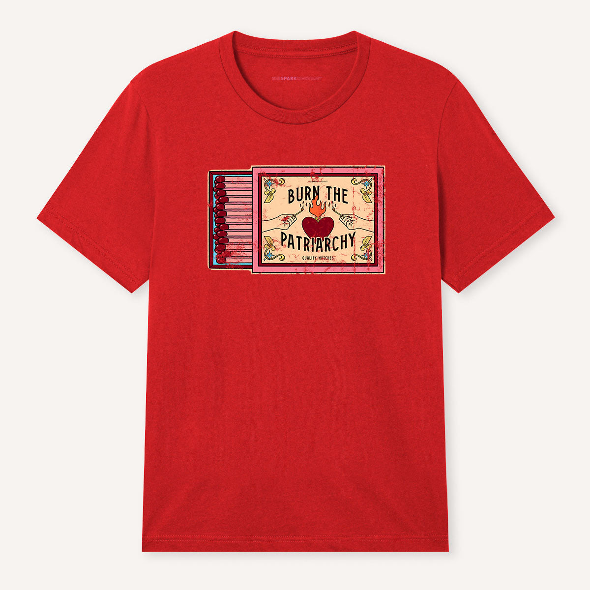 Burn The Patriarchy T-Shirt-Feminist Apparel, Feminist Clothing, Feminist T Shirt, BC3001-The Spark Company