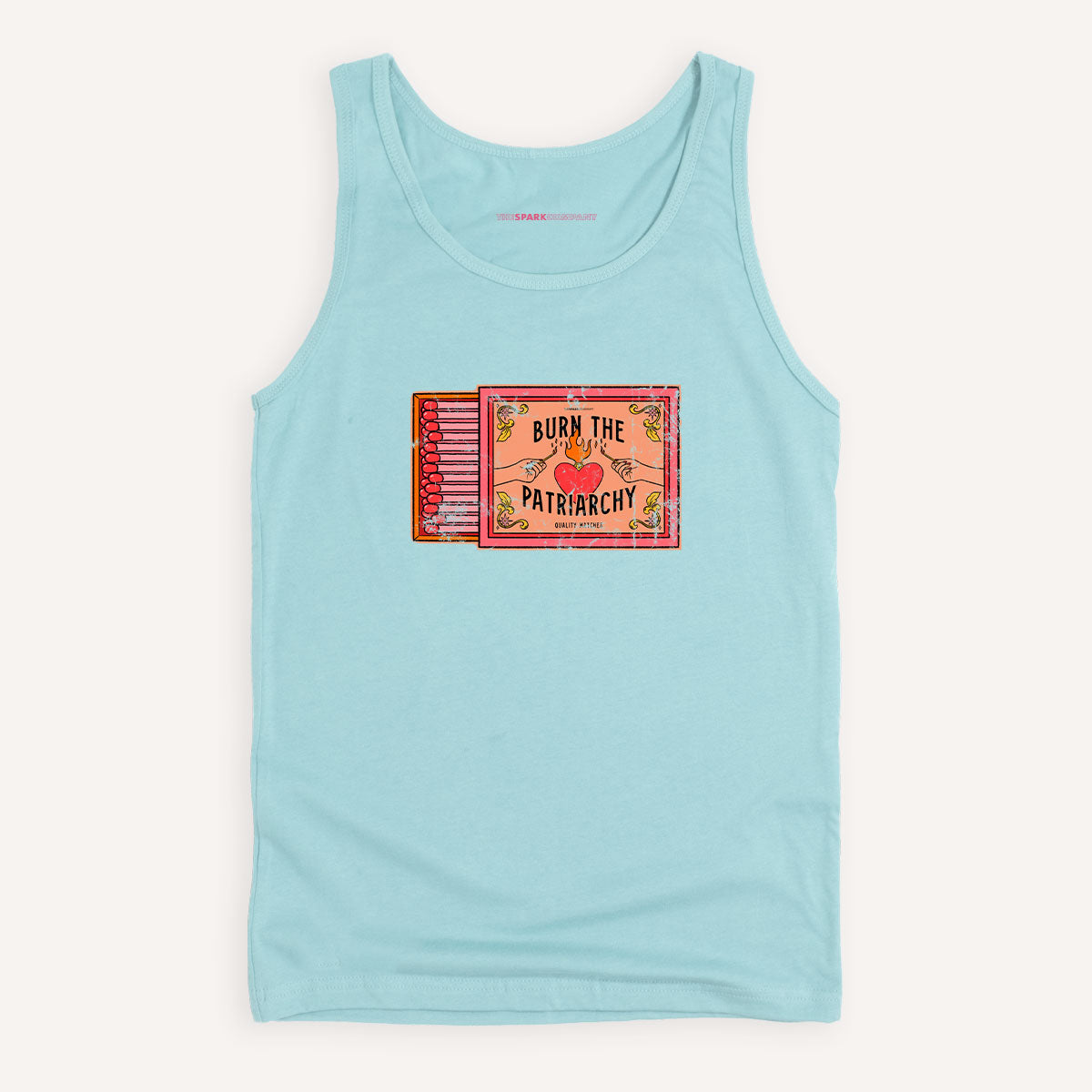 Burn The Patriarchy Tank Top-Feminist Apparel, Feminist Clothing, Feminist Tank, 03980-The Spark Company