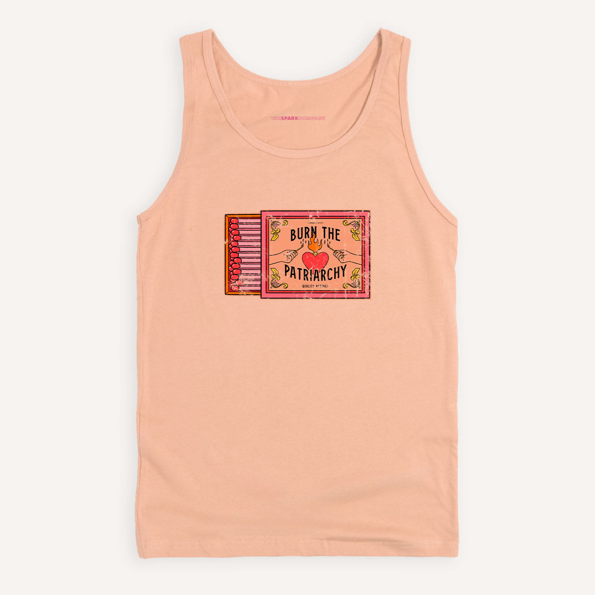 Burn The Patriarchy Tank Top-Feminist Apparel, Feminist Clothing, Feminist Tank, 03980-The Spark Company