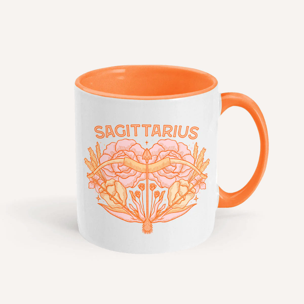 Sagittarius Zodiac Mug-Feminist Apparel, Feminist Gift, Feminist Coffee Mug, 11oz White Ceramic-The Spark Company