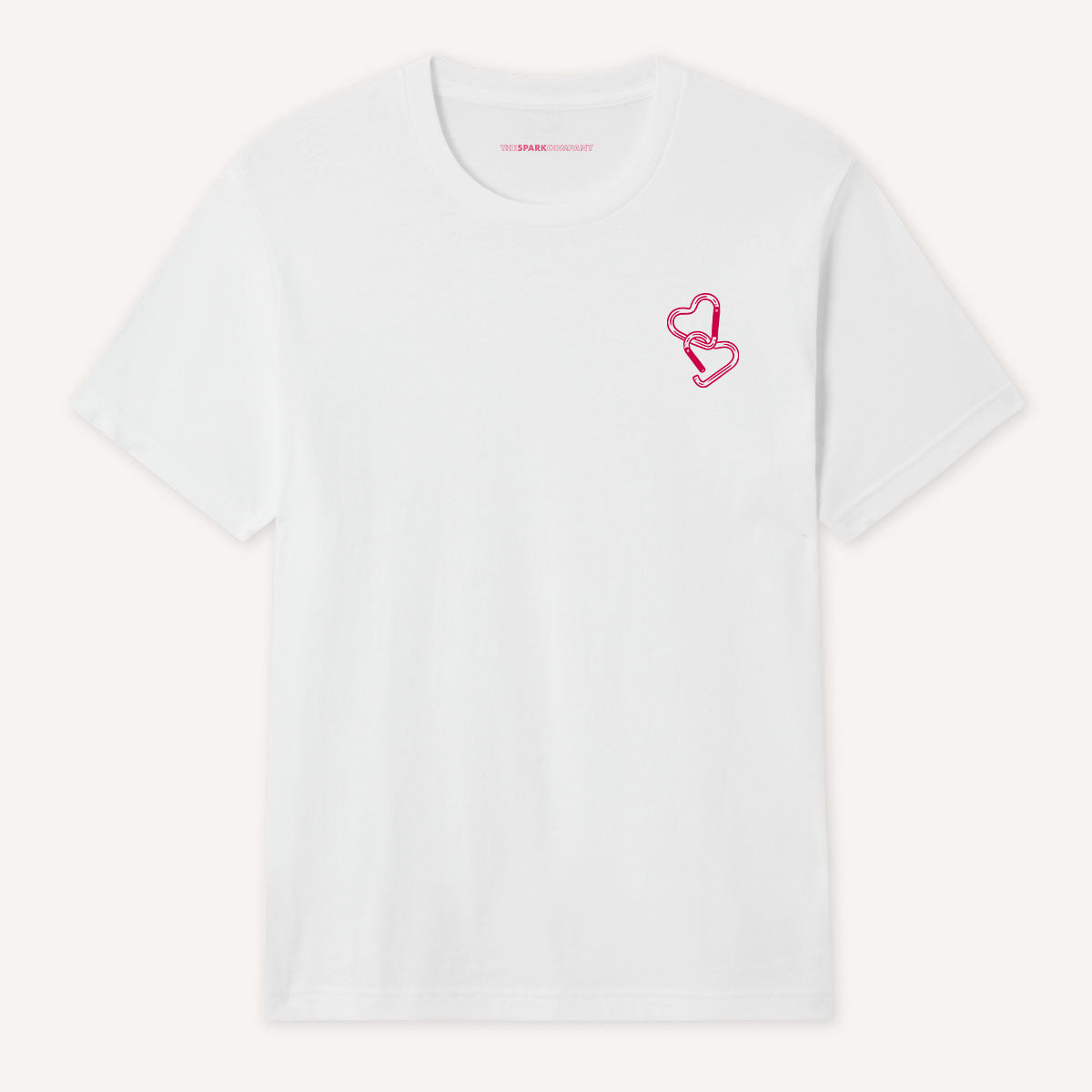 Carabiner Hearts T-Shirt-LGBT Apparel, LGBT Clothing, LGBT T Shirt, BC3001-The Spark Company