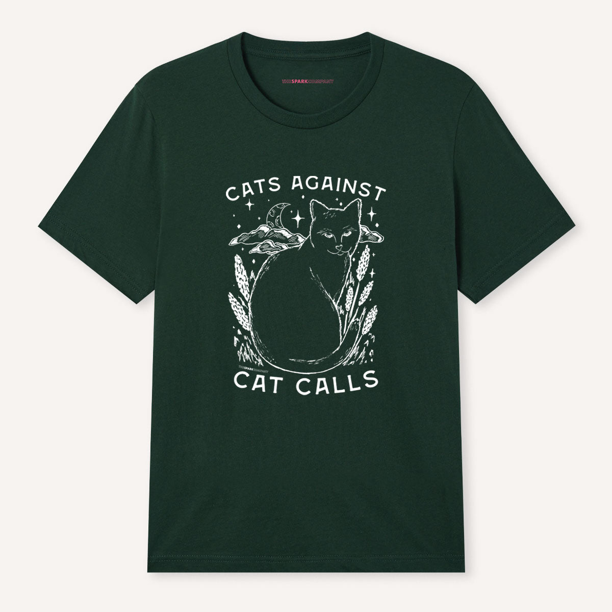 Cats Against Cat Calls T-Shirt-Feminist Apparel, Feminist Clothing, Feminist T Shirt, BC3001-The Spark Company