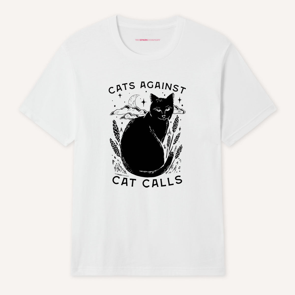 Cats Against Cat Calls T-Shirt-Feminist Apparel, Feminist Clothing, Feminist T Shirt, BC3001-The Spark Company