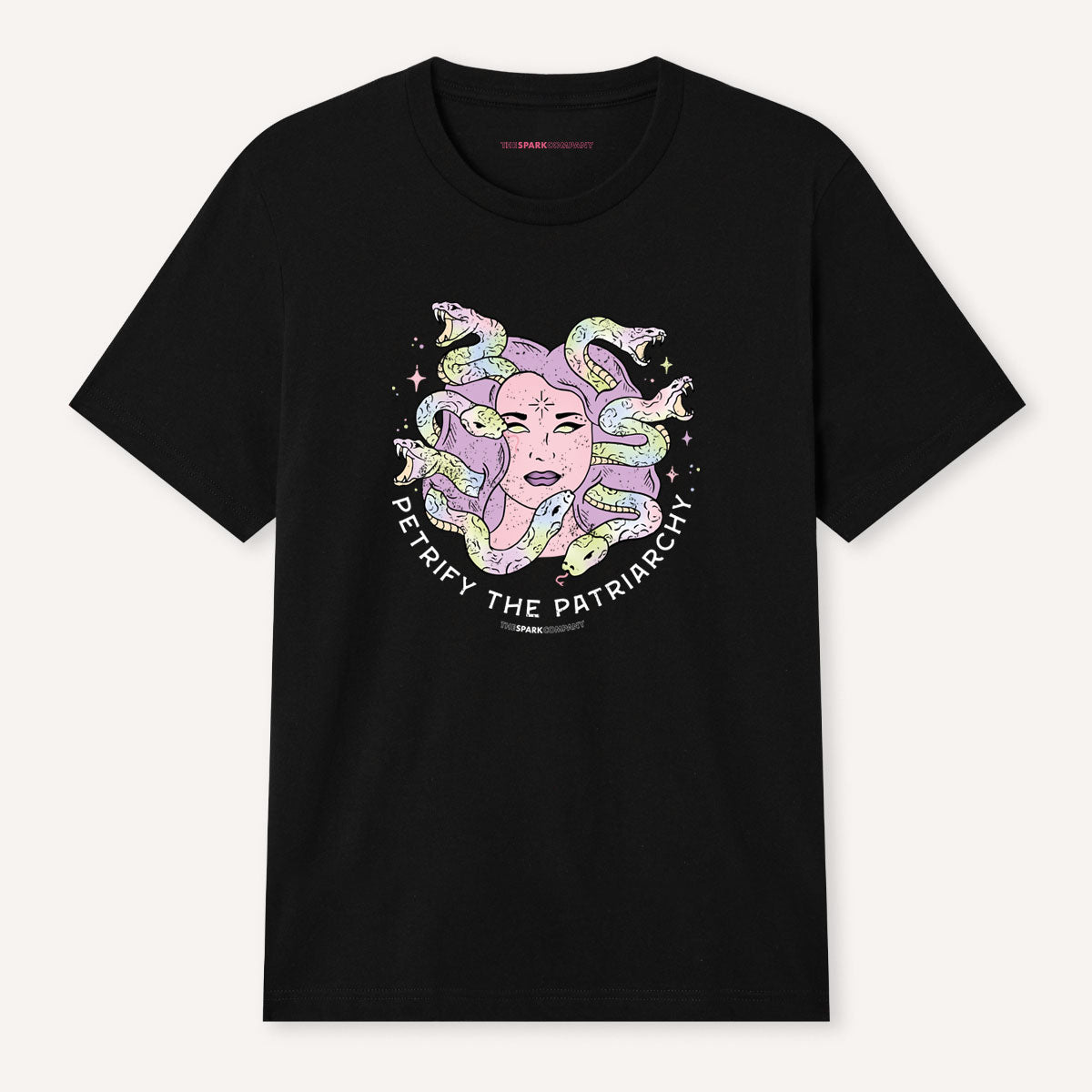 Colourful Petrify The Patriarchy T-Shirt-Feminist Apparel, Feminist Clothing, Feminist T Shirt, BC3001-The Spark Company