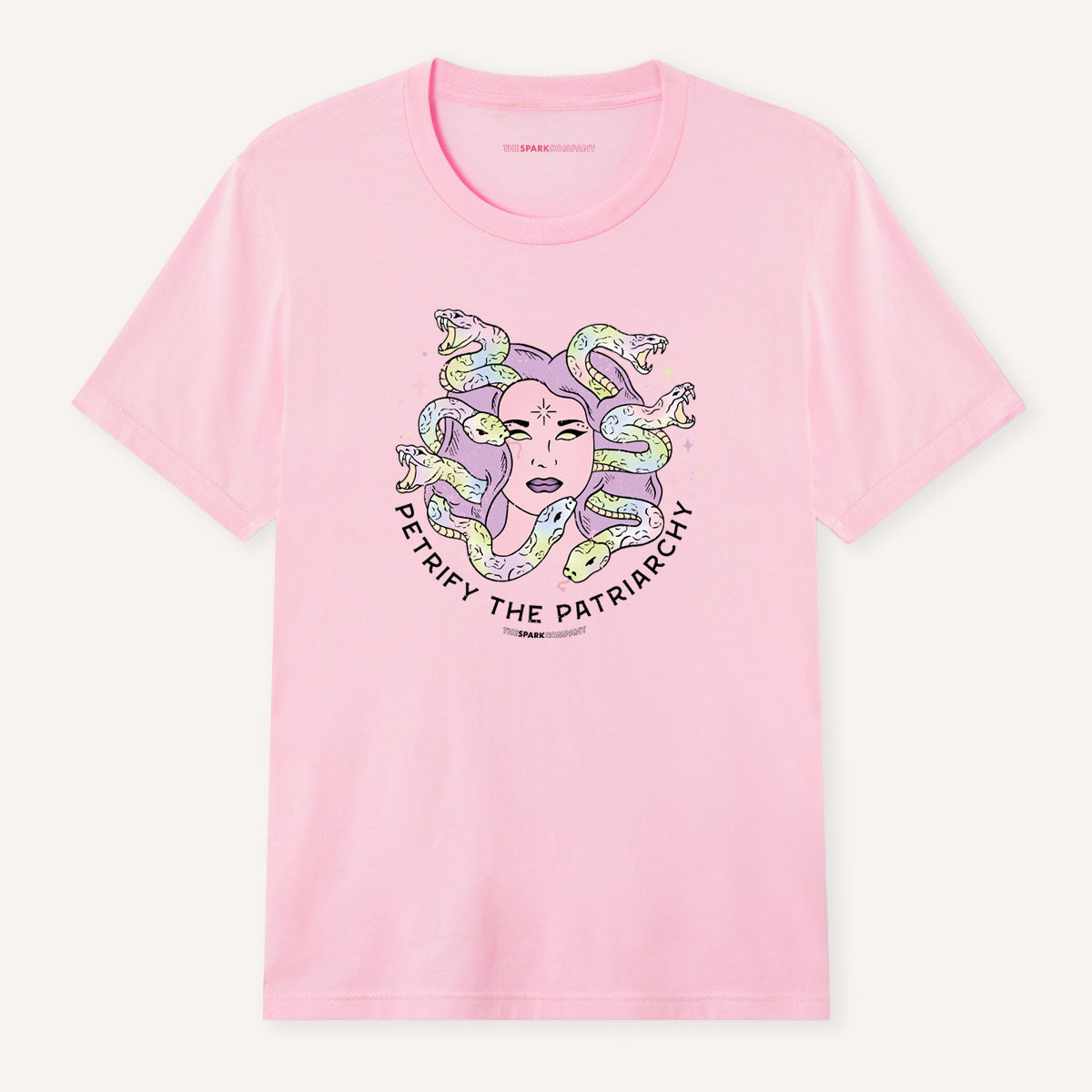 Colourful Petrify The Patriarchy T-Shirt-Feminist Apparel, Feminist Clothing, Feminist T Shirt, BC3001-The Spark Company