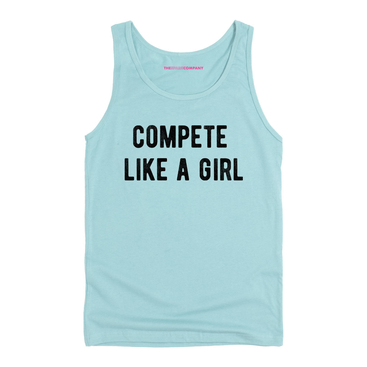 Compete Like A Girl Tank Top-Feminist Apparel, Feminist Clothing, Feminist Tank, 03980-The Spark Company