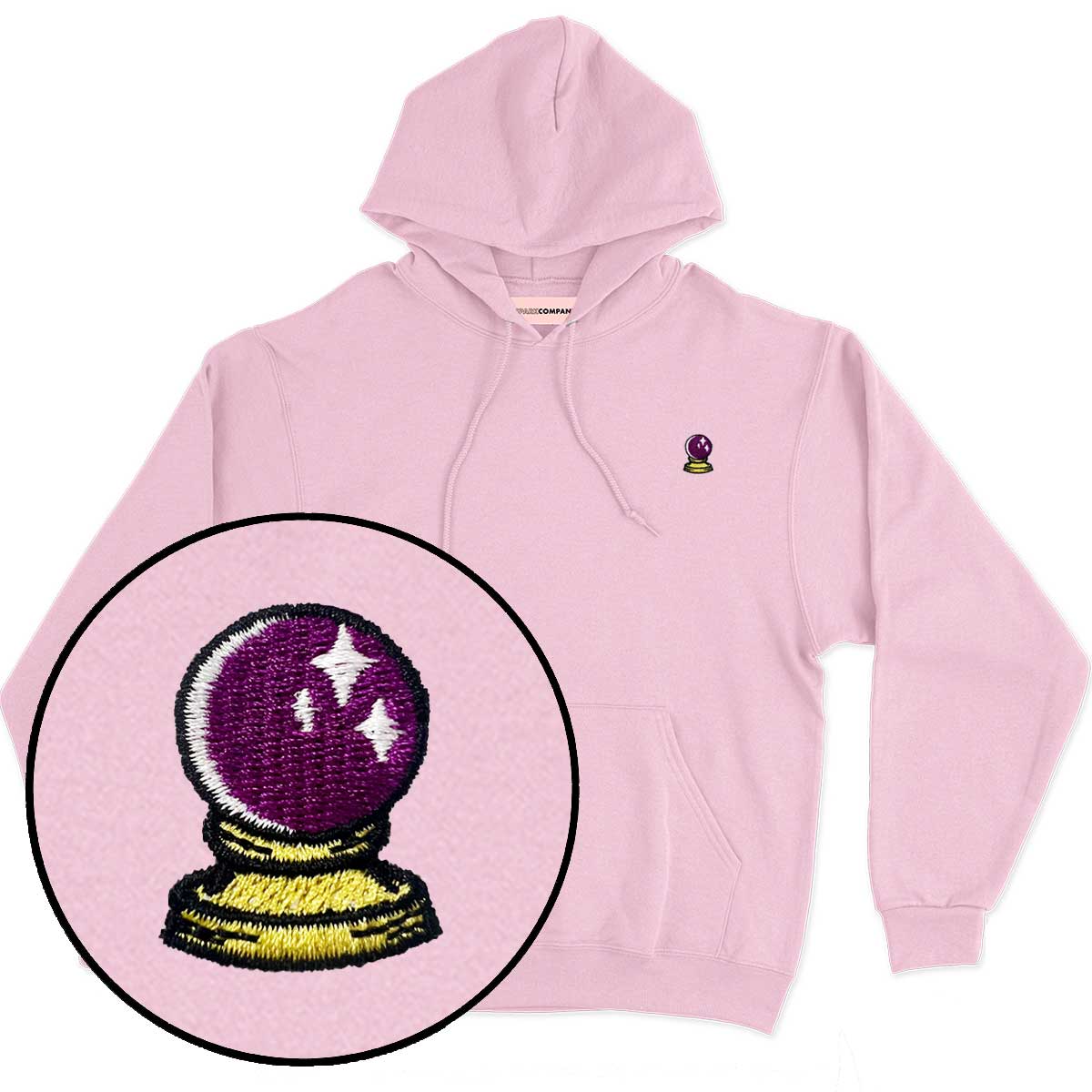 Crystal Ball Embroidered Hoodie-Feminist Apparel, Feminist Clothing, Feminist Hoodie, JH001-The Spark Company