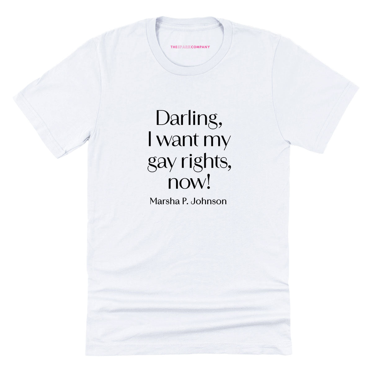 Darling, I Want My Gay Rights Now! T-Shirt-LGBT Apparel, LGBT Clothing, LGBT T Shirt, BC3001-The Spark Company