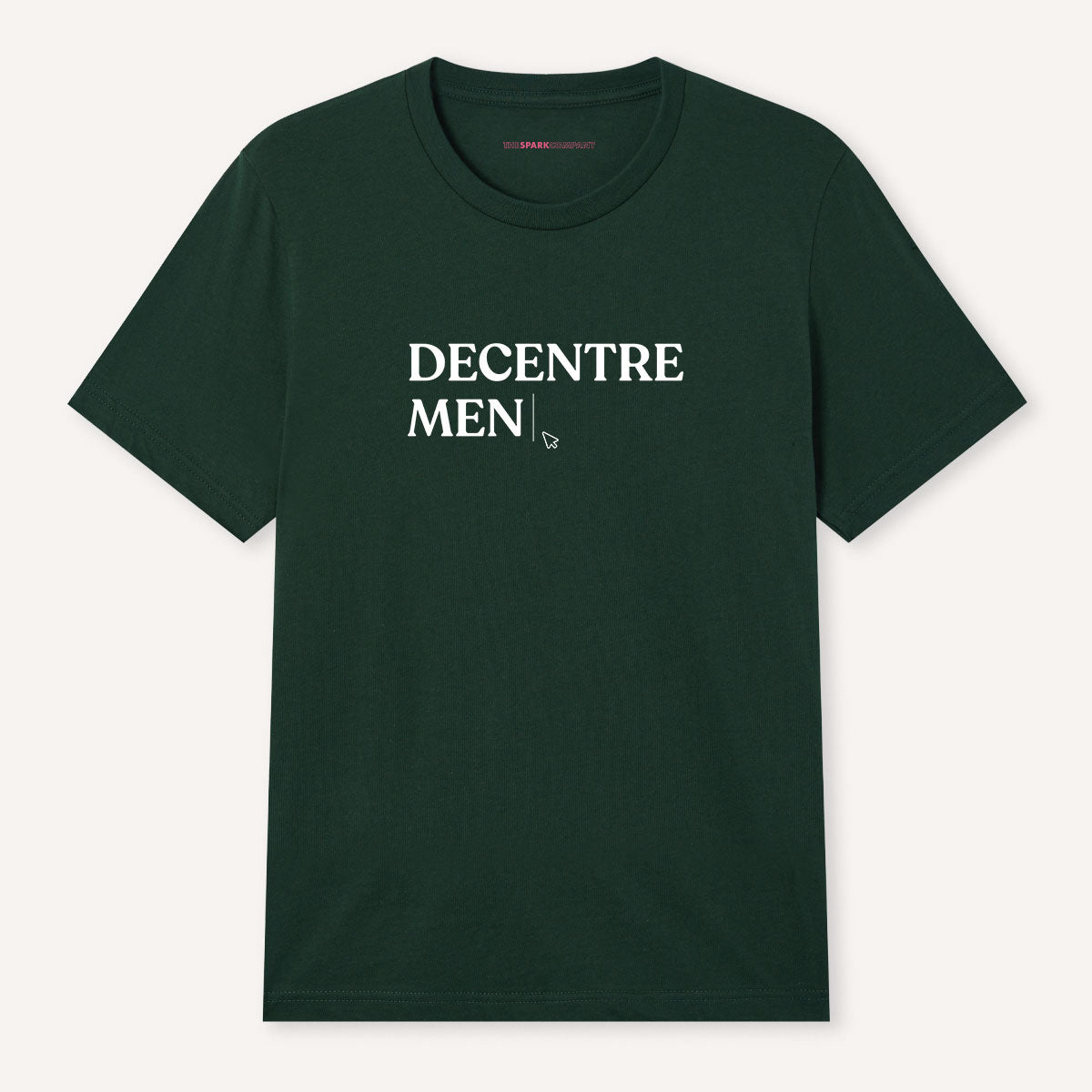 Decentre Men T-Shirt-Feminist Apparel, Feminist Clothing, Feminist T Shirt, BC3001-The Spark Company