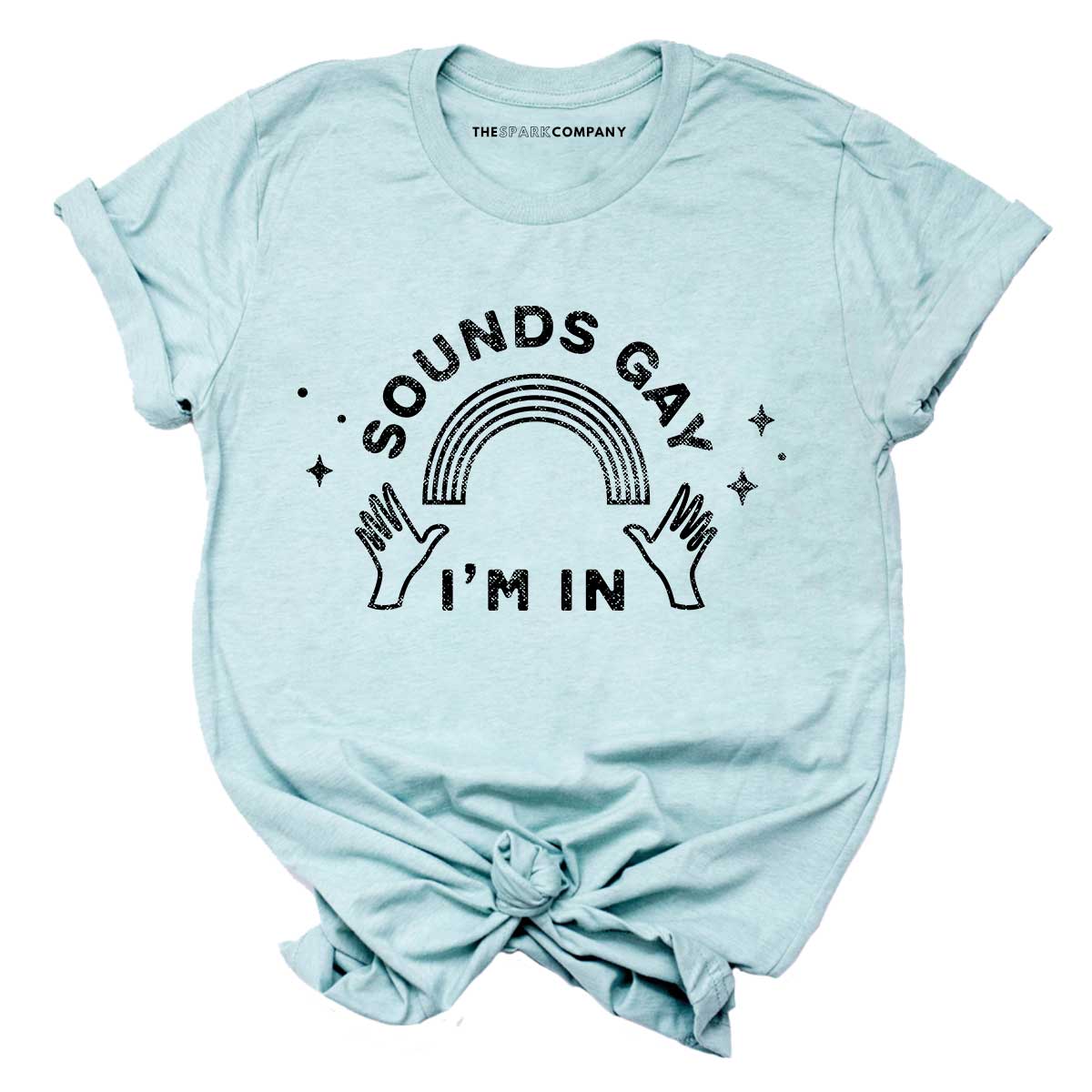 Distressed Sounds Gay T-Shirt-LGBT Apparel, LGBT Clothing, LGBT T Shirt, BC3001-The Spark Company