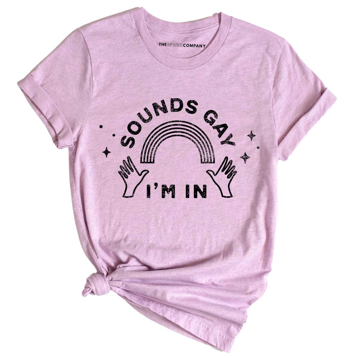 Distressed Sounds Gay T-Shirt-LGBT Apparel, LGBT Clothing, LGBT T Shirt, BC3001-The Spark Company