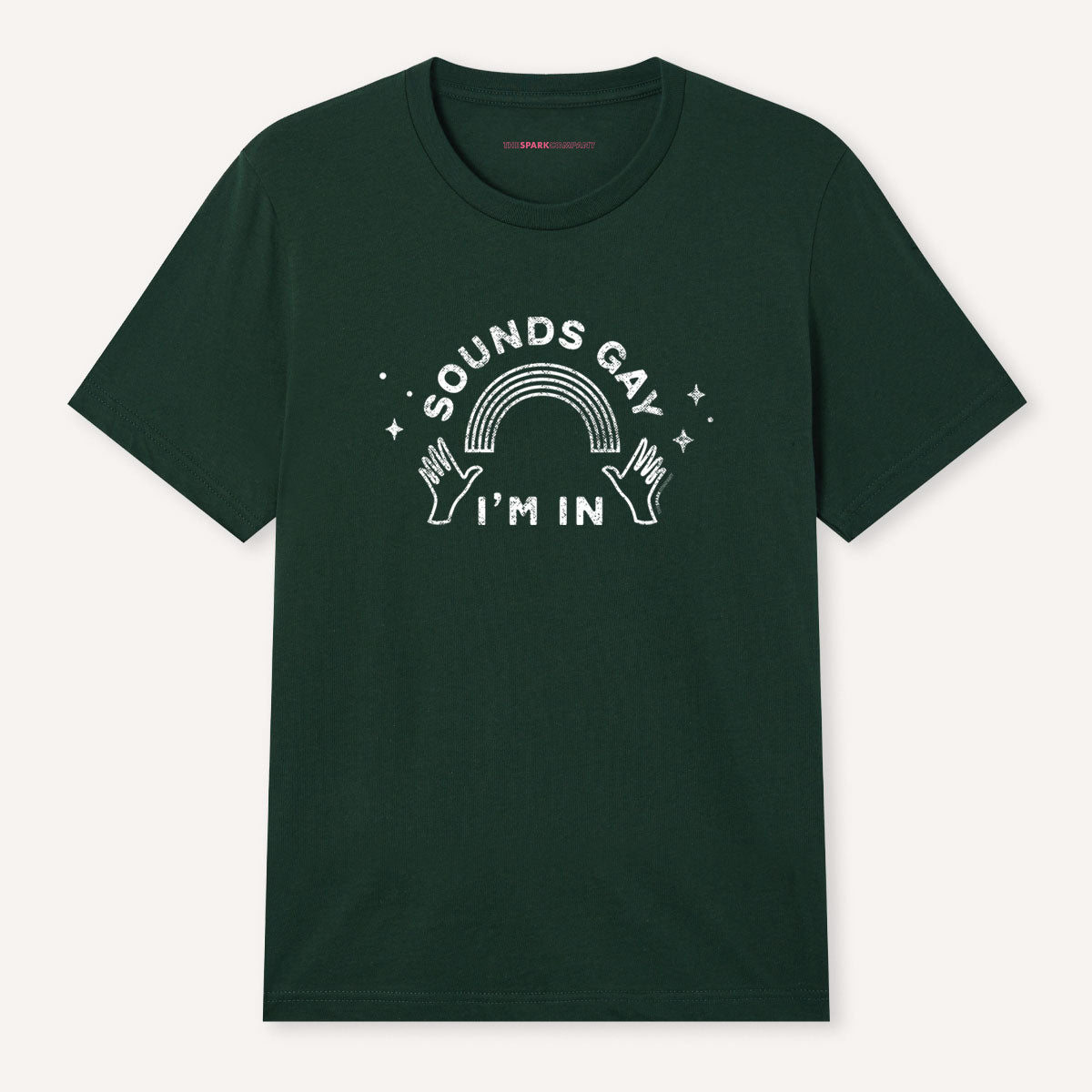 Distressed Sounds Gay T-Shirt-LGBT Apparel, LGBT Clothing, LGBT T Shirt, BC3001-The Spark Company