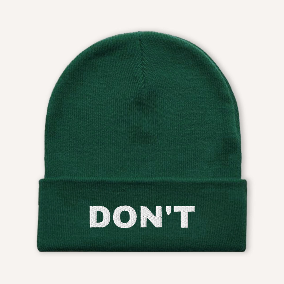 Don't Embroidered Beanie Hat-Feminist Apparel, Feminist Gift, Feminist Cuffed Beanie Hat, BB45-The Spark Company