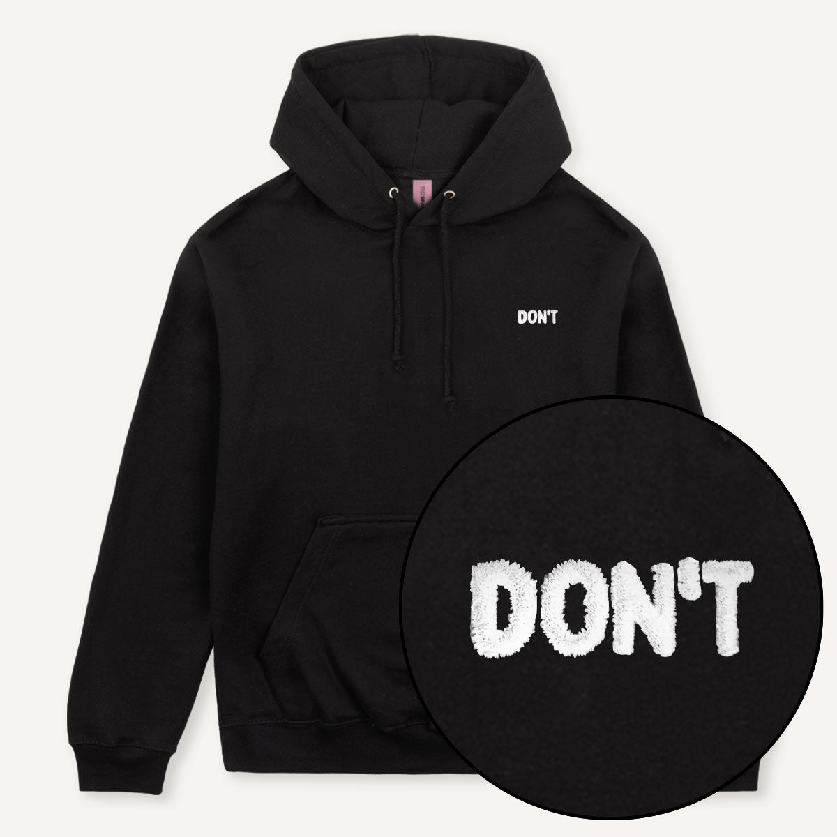 Don't Embroidered Hoodie-Feminist Apparel, Feminist Clothing, Feminist Hoodie, JH001-The Spark Company