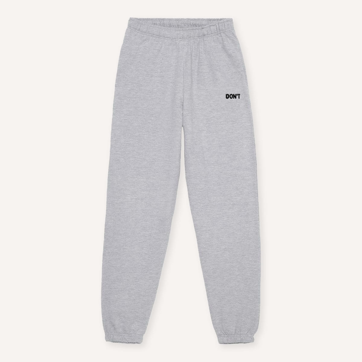 Don't Embroidery Detail Joggers-Feminist Apparel, Feminist Clothing, Feminist joggers, JH072-The Spark Company